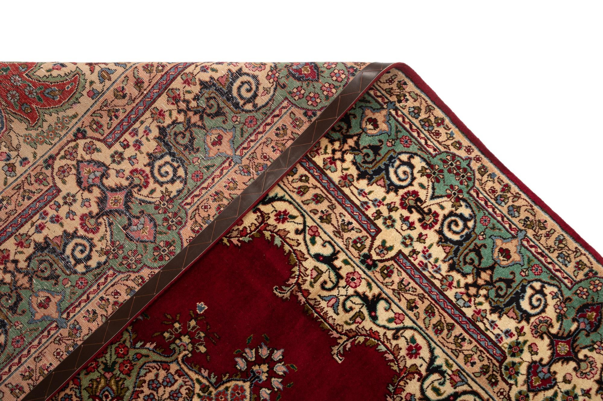 8' 2 x 11' 3 Tabriz Wool Rug