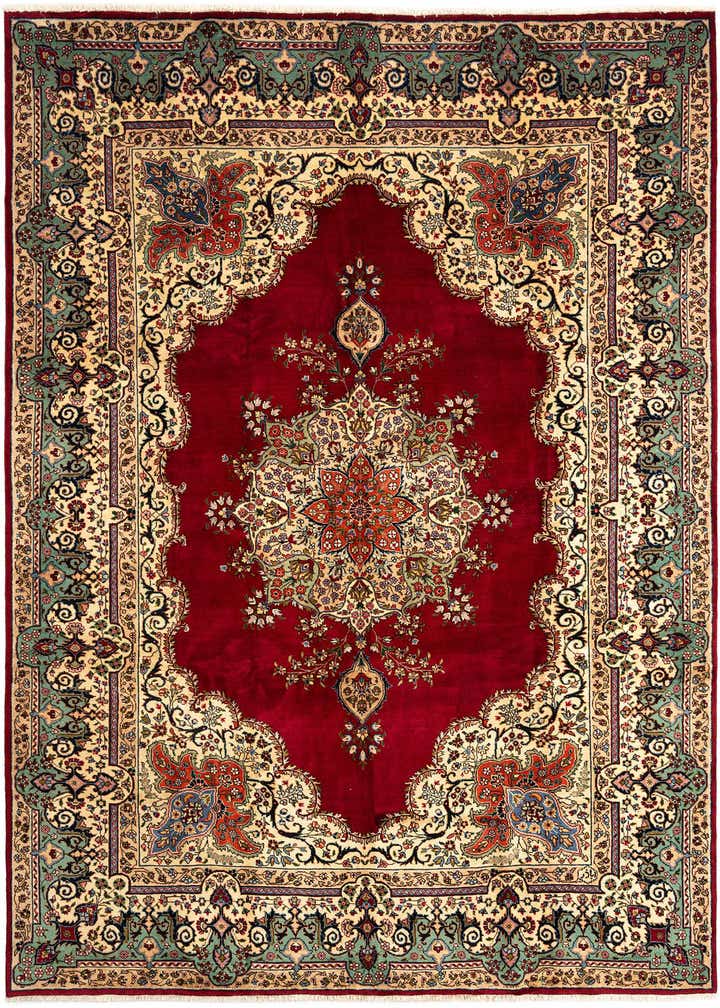 8' 2 x 11' 3 Tabriz Wool Rug