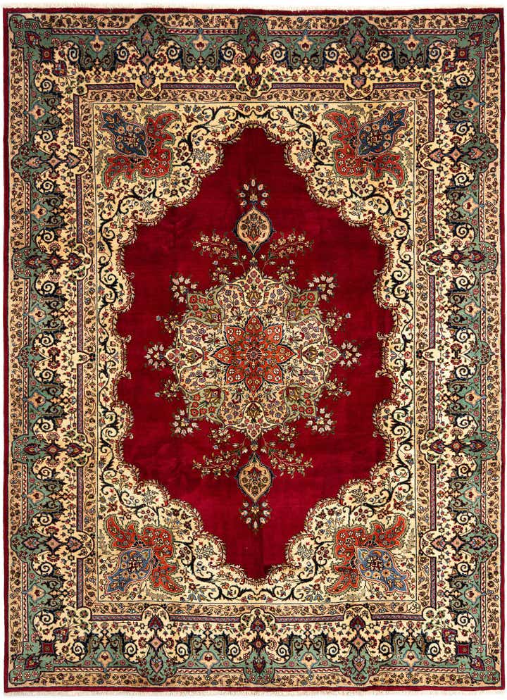 8' 2 x 11' 3 Tabriz Wool Rug