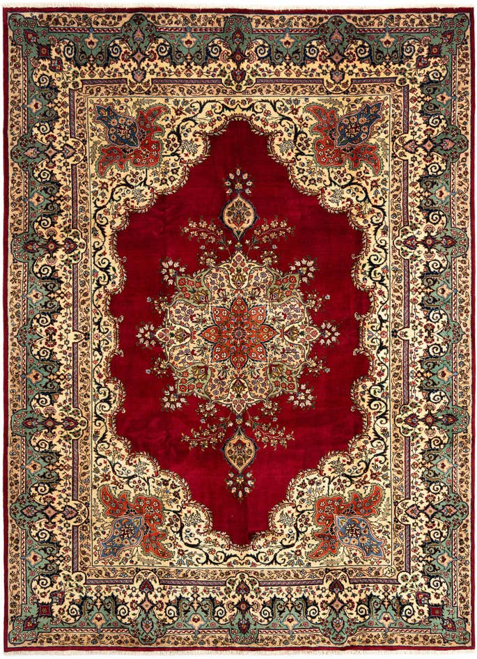 Detail image of 8' 2 x 11' 3 Tabriz Wool Rug