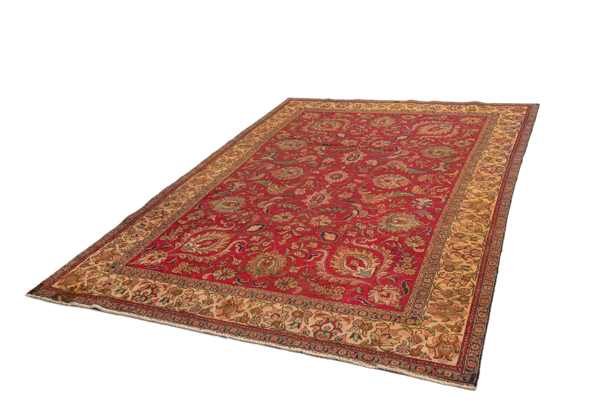 7' 5 x 11' Tabriz Wool Rug