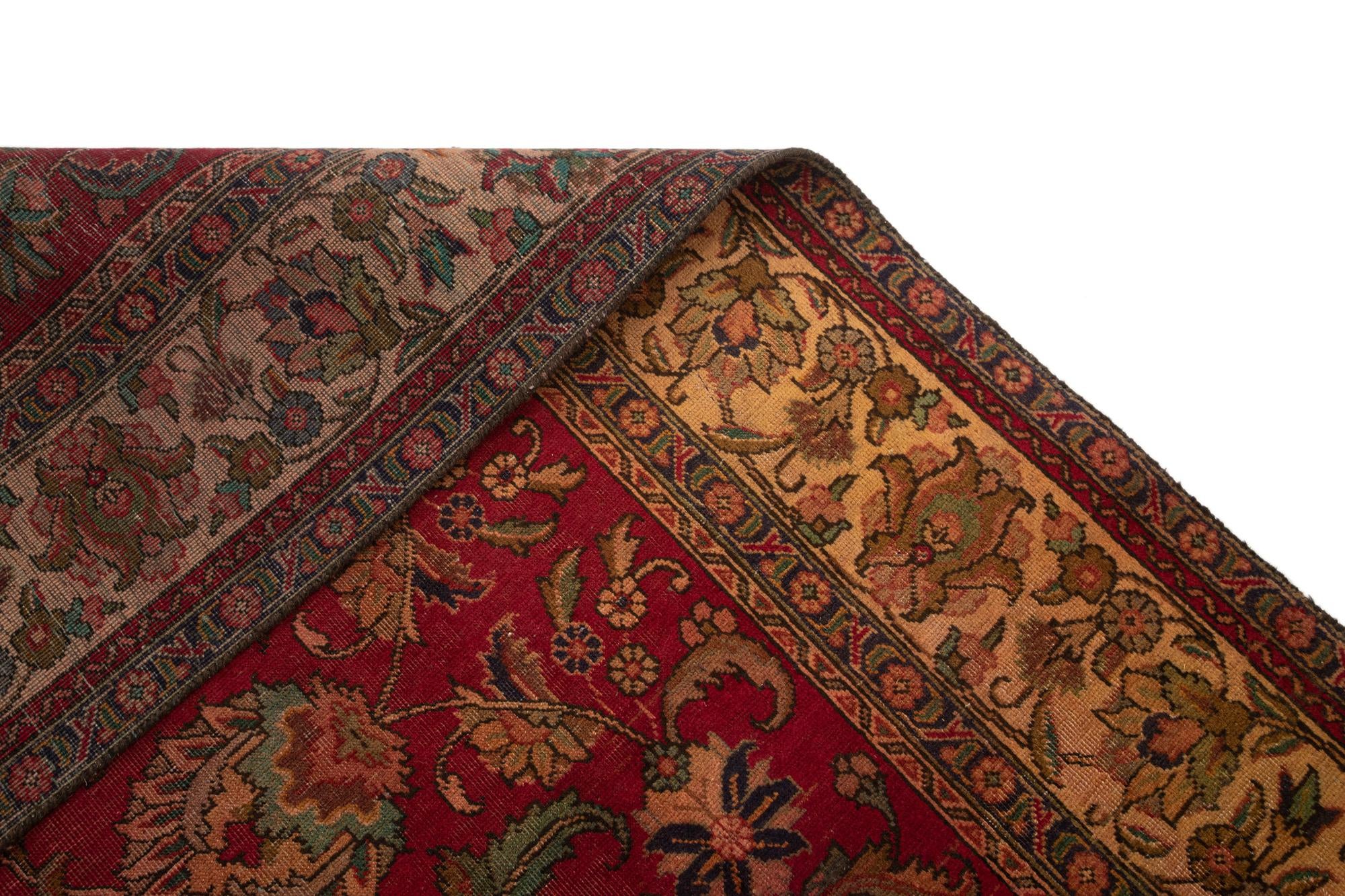 7' 5 x 11' Tabriz Wool Rug