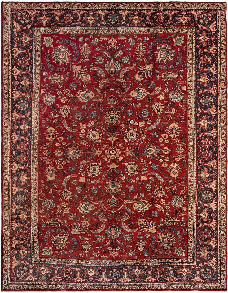 Detail image of 7' 3 x 10' 7 Tabriz Wool Rug