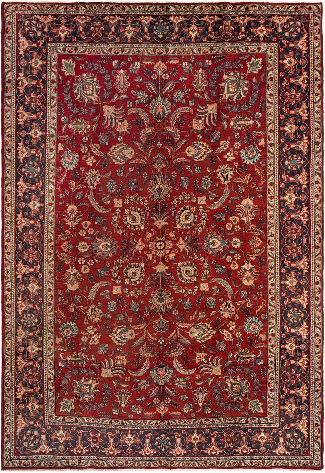 Detail image of 7' 3 x 10' 7 Tabriz Wool Rug