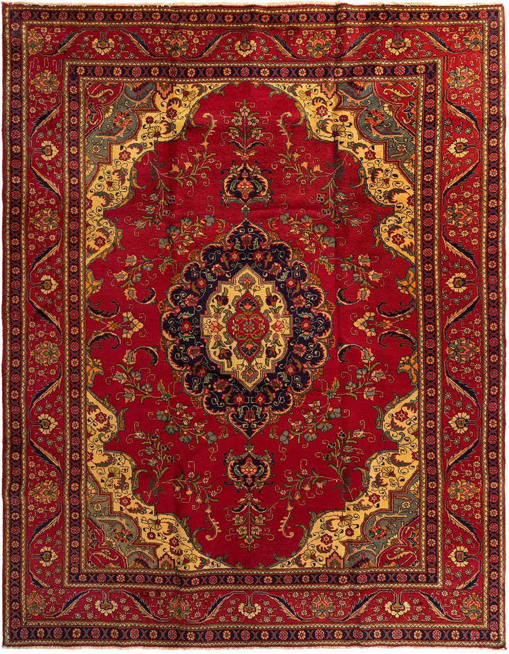 Detail image of 9' 7 x 13' 5 Tabriz Rug