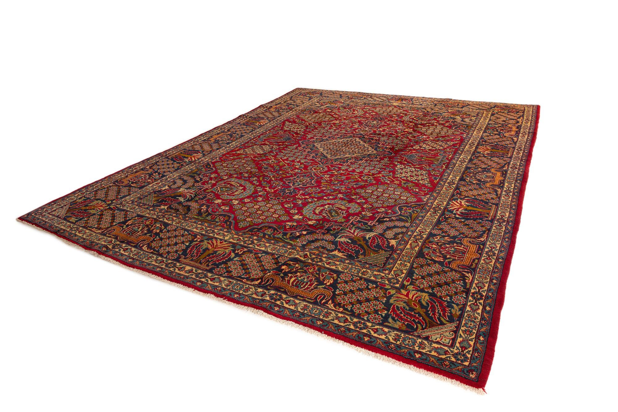 9' 8 x 13' 1 Tabriz Rug