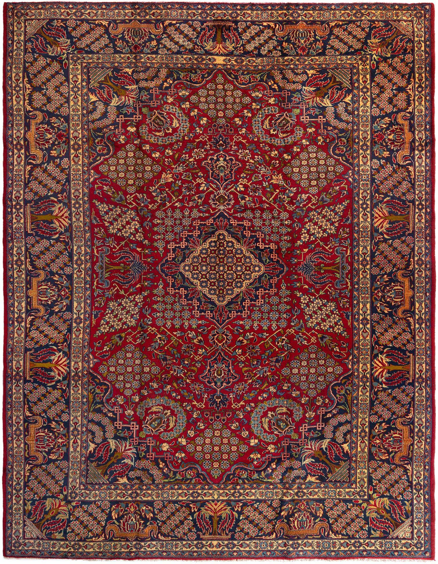9' 8 x 13' 1 Tabriz Rug