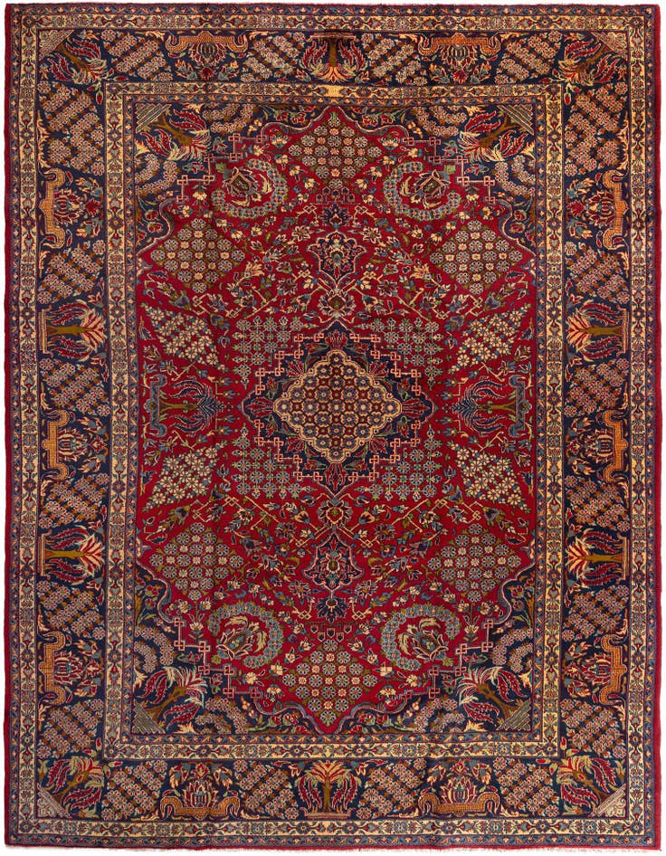Detail image of 9' 8 x 13' 1 Tabriz Rug