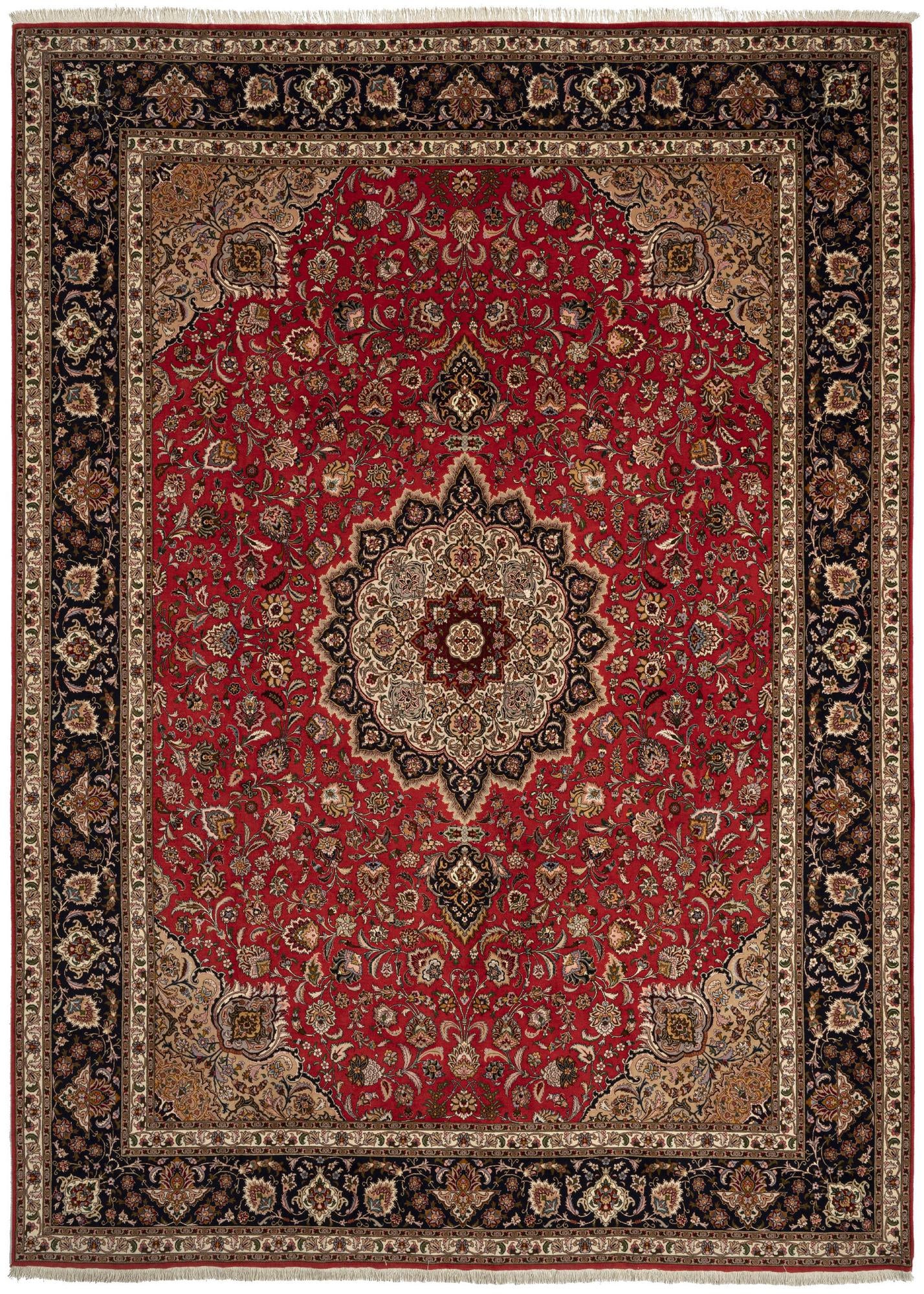 9' 10 x 13' 8 Tabriz Rug