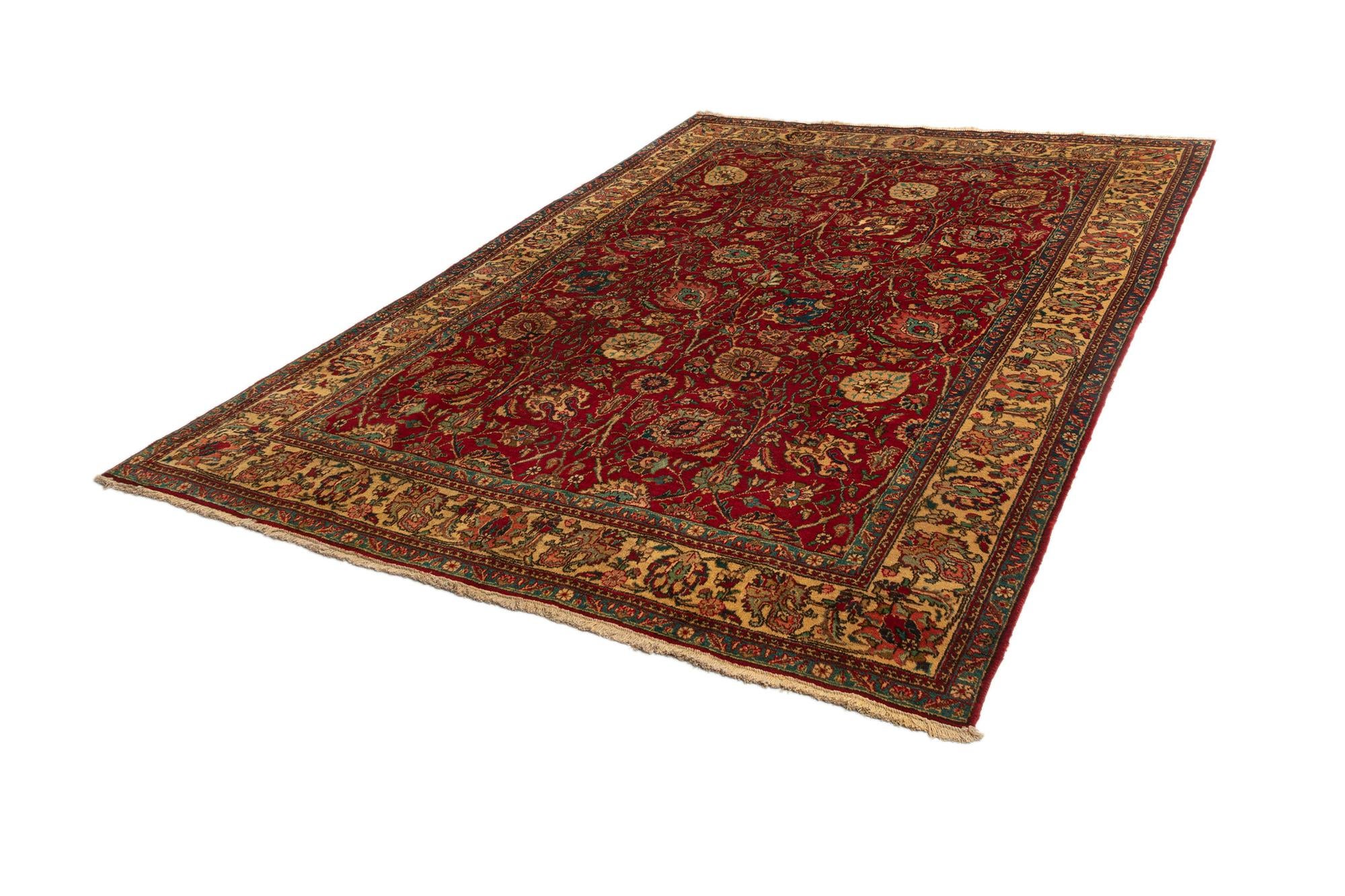 7' 8 x 10' 10 Tabriz Wool Rug