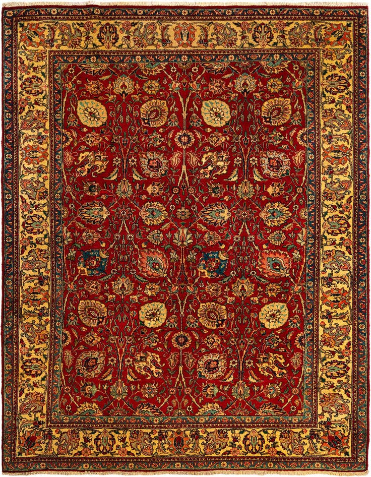 Detail image of 7' 8 x 10' 10 Tabriz Wool Rug