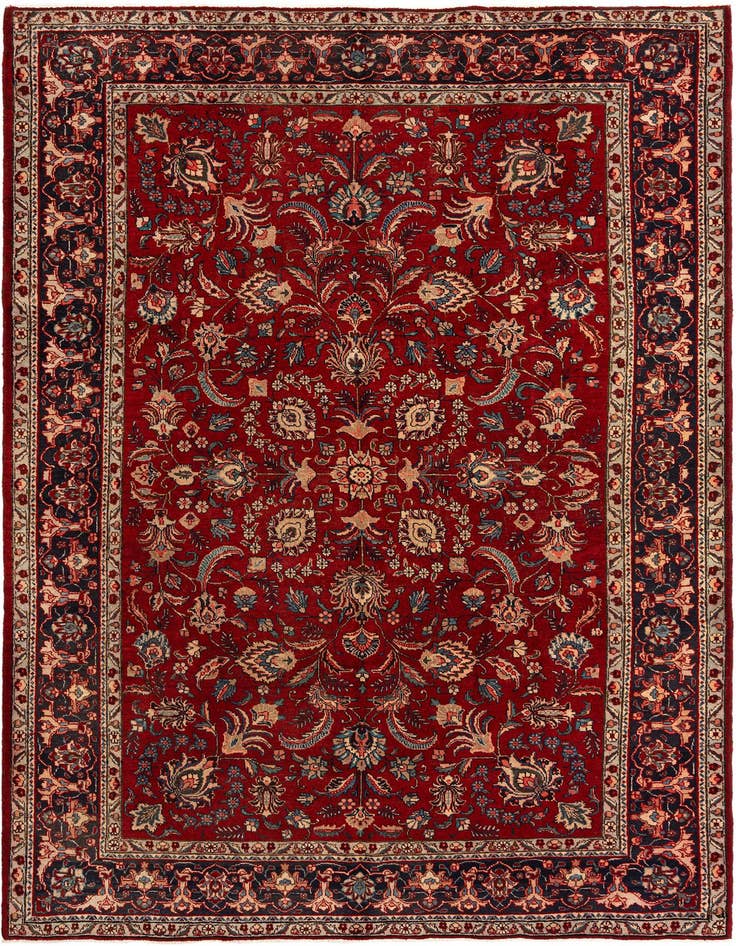 Detail image of 7' 5 x 10' 6 Tabriz Wool Rug