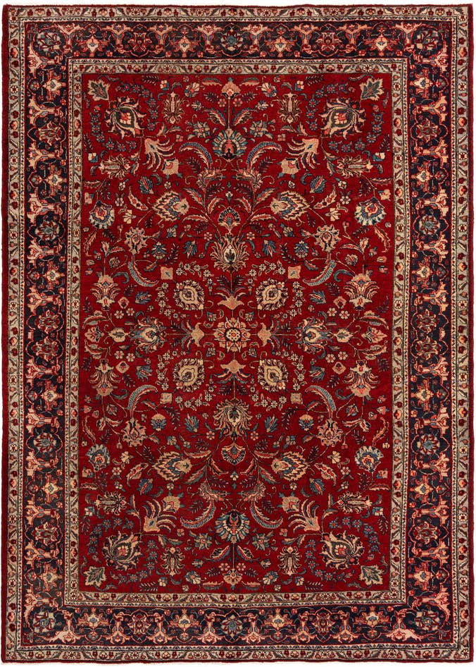 Detail image of 7' 5 x 10' 6 Tabriz Wool Rug