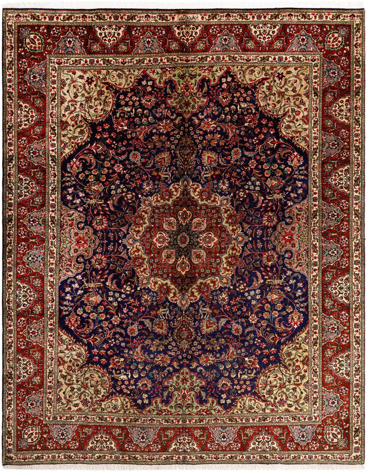 Detail image of 9' 9 x 12' 2 Tabriz Wool Rug