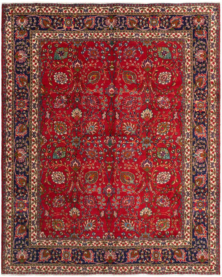 10' 1 x 12' 6 Tabriz Wool Rug
