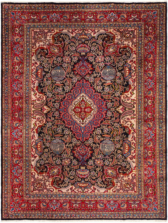 Detail image of 9' 7 x 12' 5 Tabriz Wool Rug