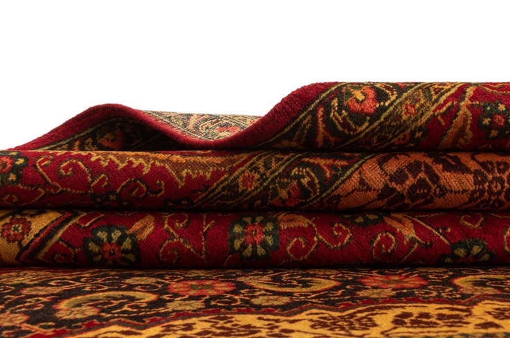Detailfoto van 305cm x 405cm Tabriz Wol Vloerkleed