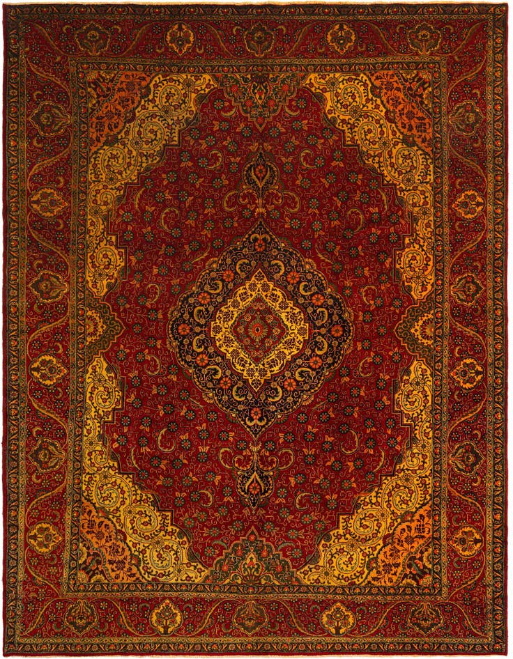 Detail image of 10' x 13' 3 Tabriz Wool Rug