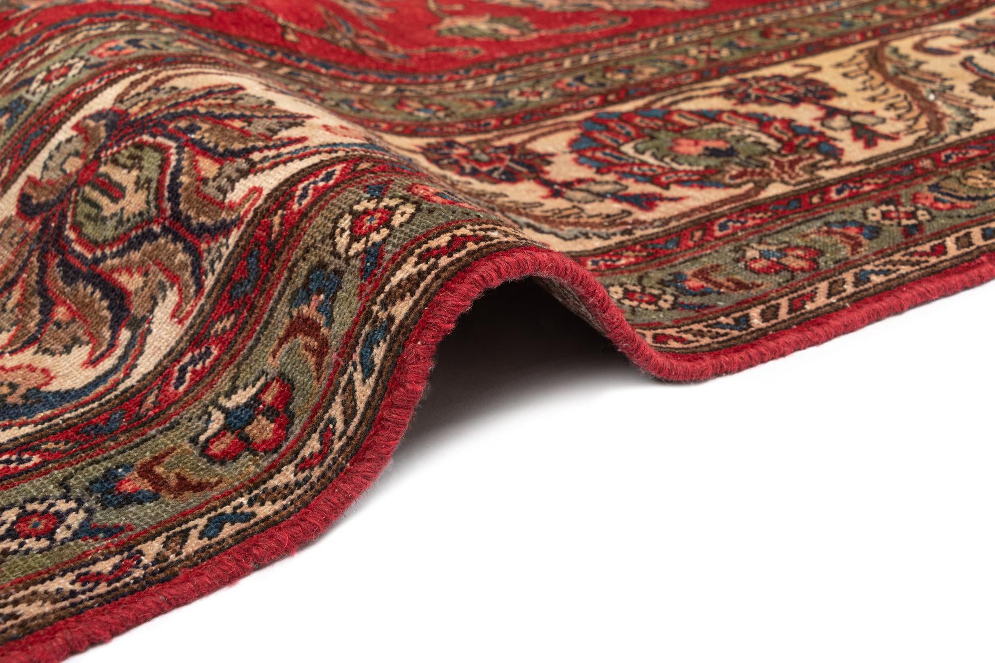 9' 10 x 13' 7 Tabriz Wool Rug