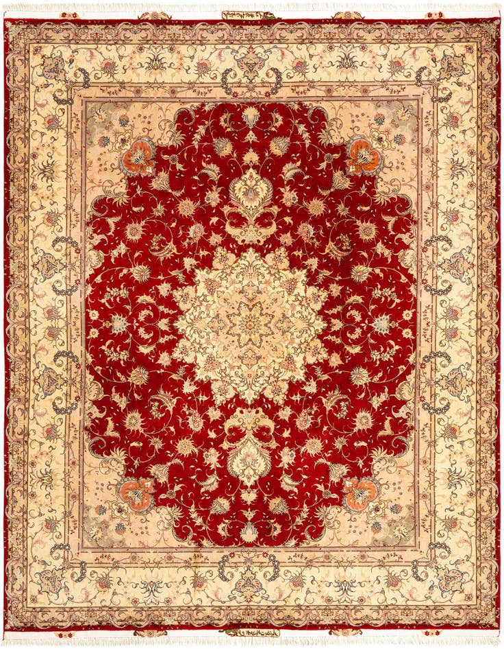 Detail image of 8' 2 x 10' 2 Tabriz Rug