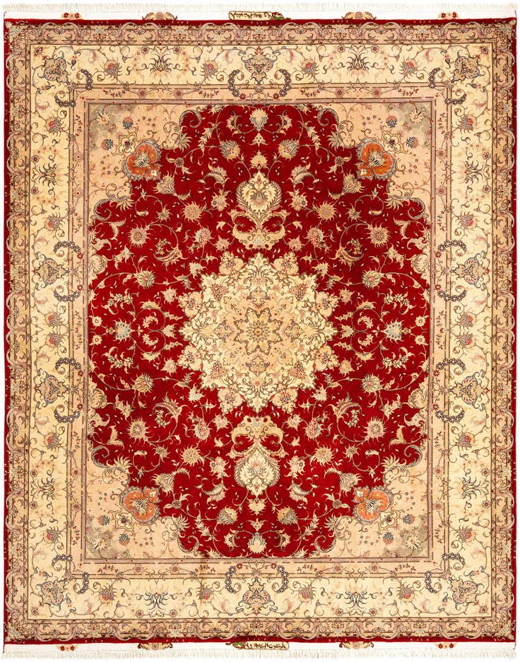 Detail image of 8' 2 x 10' 2 Tabriz Rug
