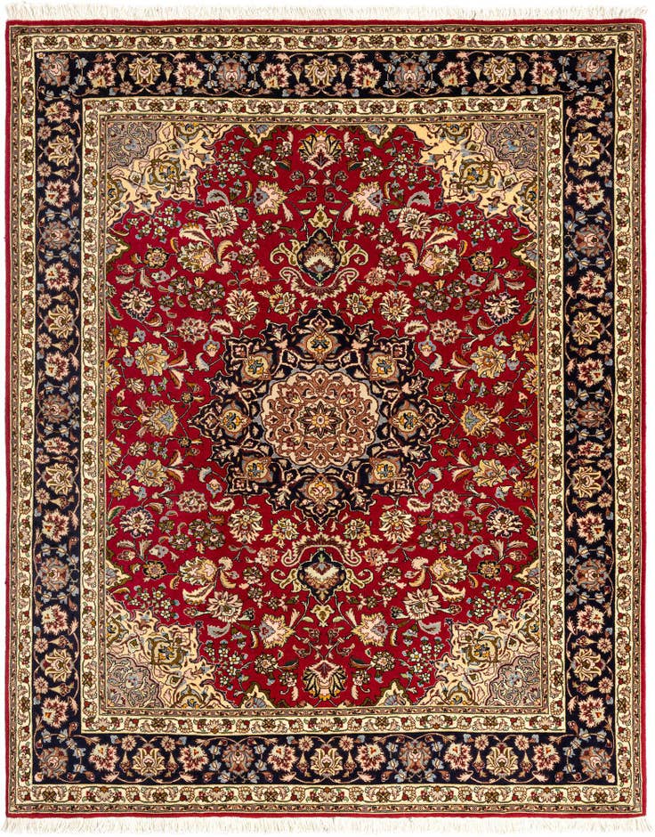 Detail image of 5' 1 x 6' 5 Tabriz Rug