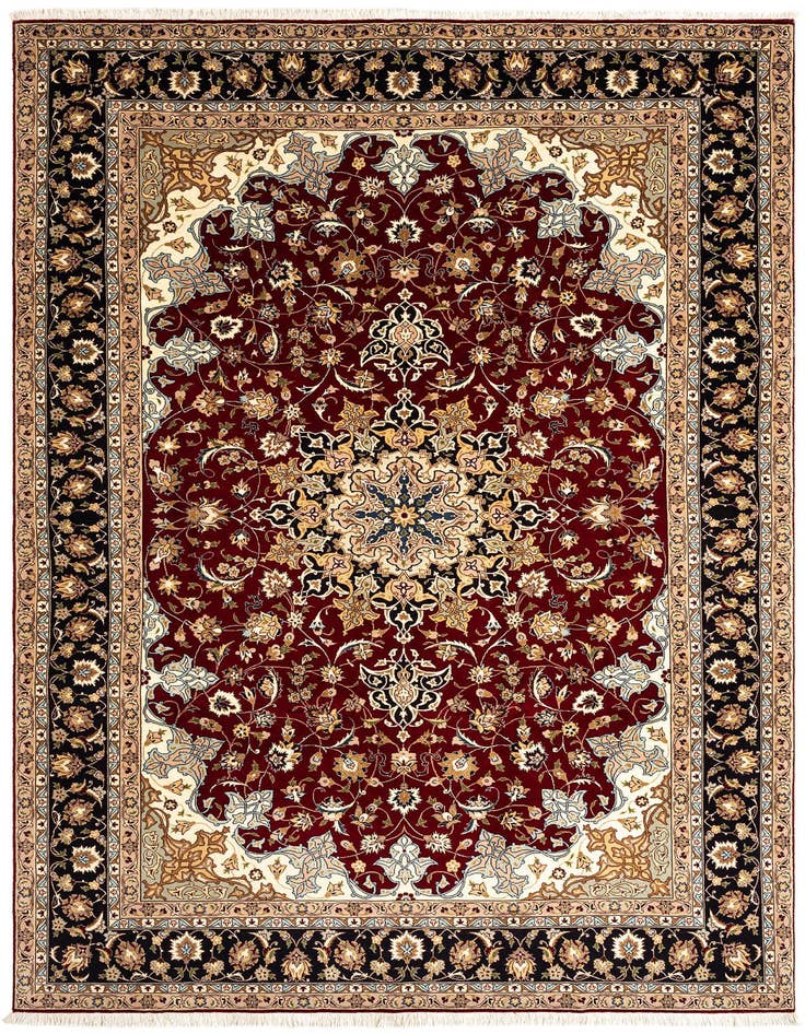 Detail image of 6' 8 x 10' 1 Tabriz Rug