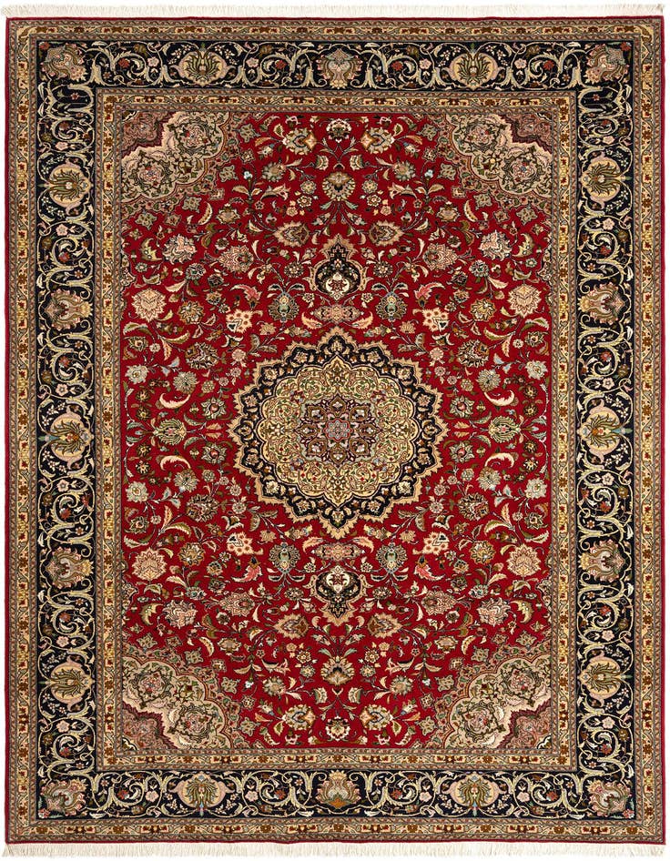 Detail image of 6' 9 x 10' Tabriz Rug