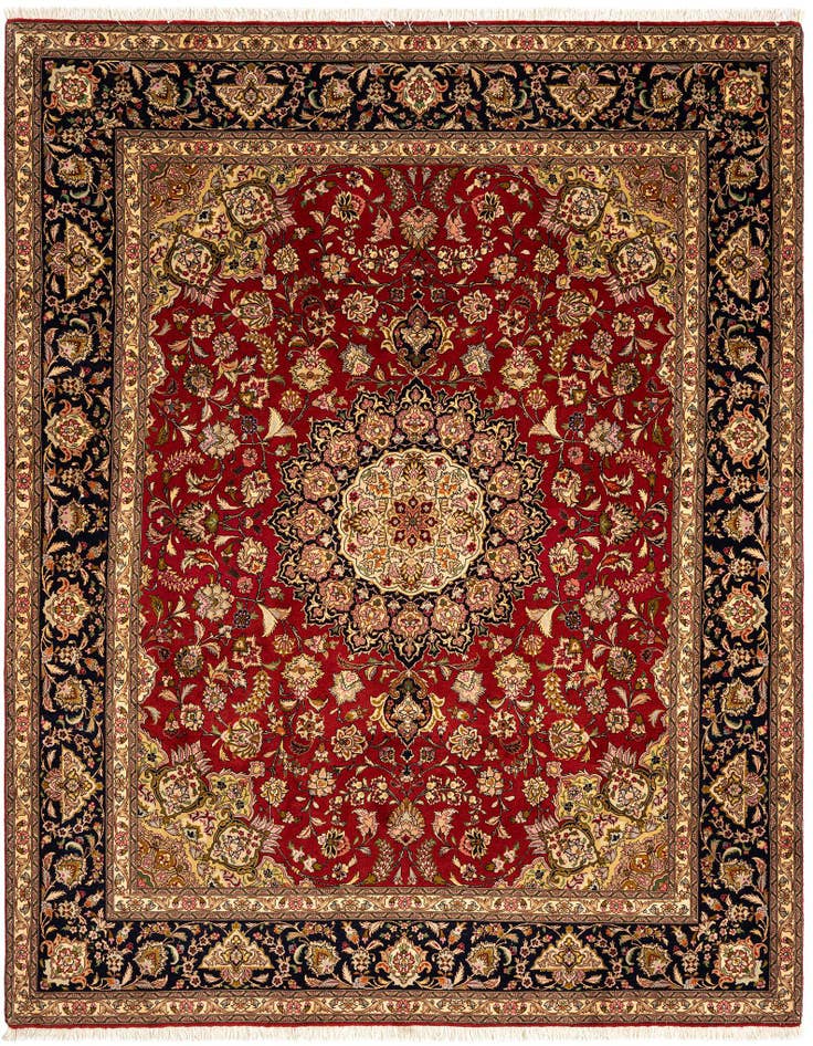 Detail image of 6' 9 x 8' 6 Tabriz Rug