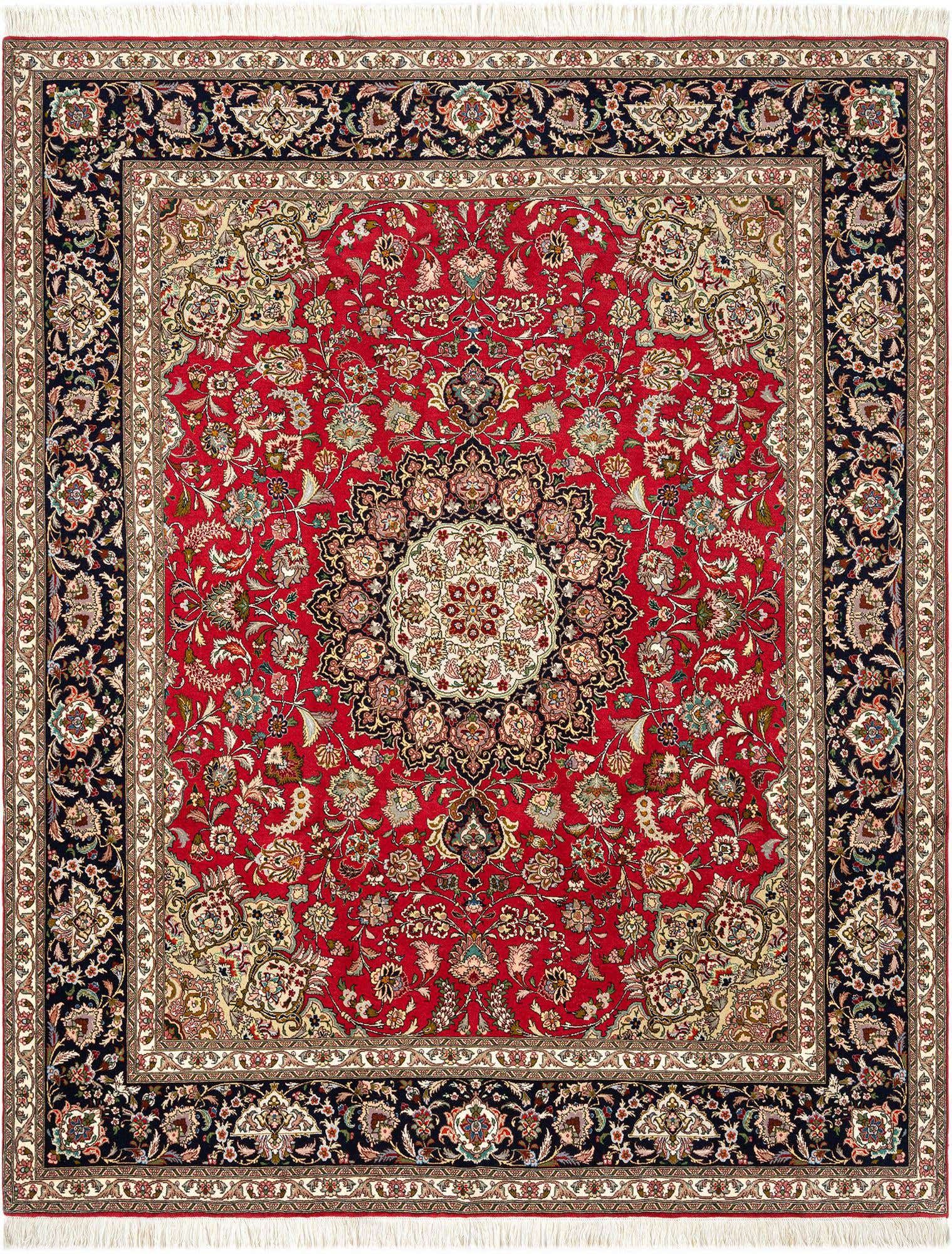 6' 7 x 8' 4 Tabriz Rug