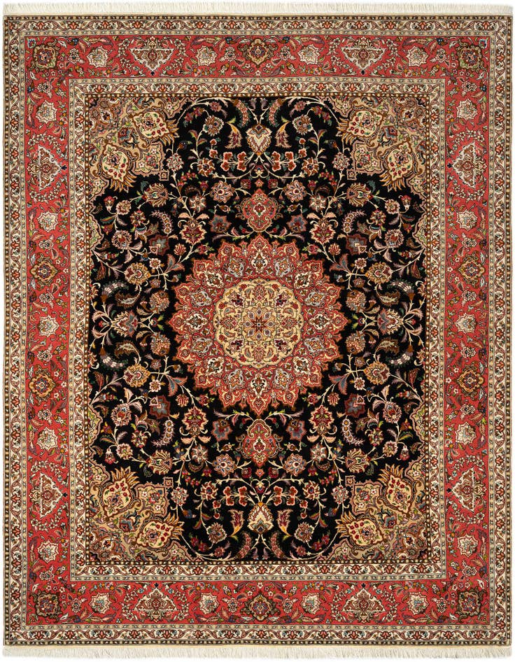 Detail image of 6' 8 x 8' 6 Tabriz Rug