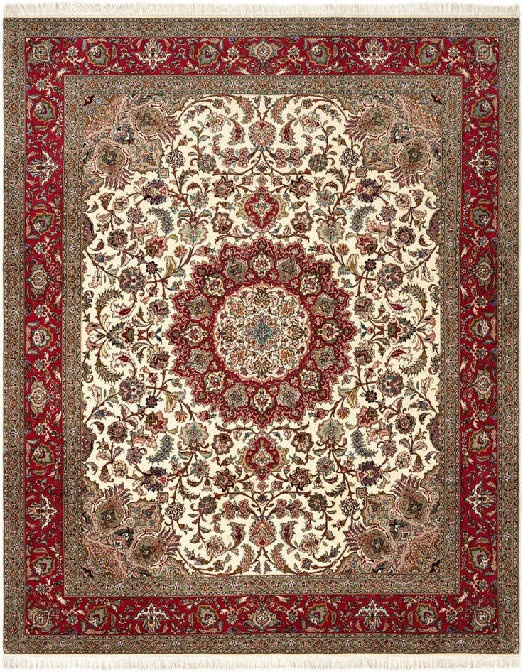 Detail image of 6' 8 x 8' 4 Tabriz Rug