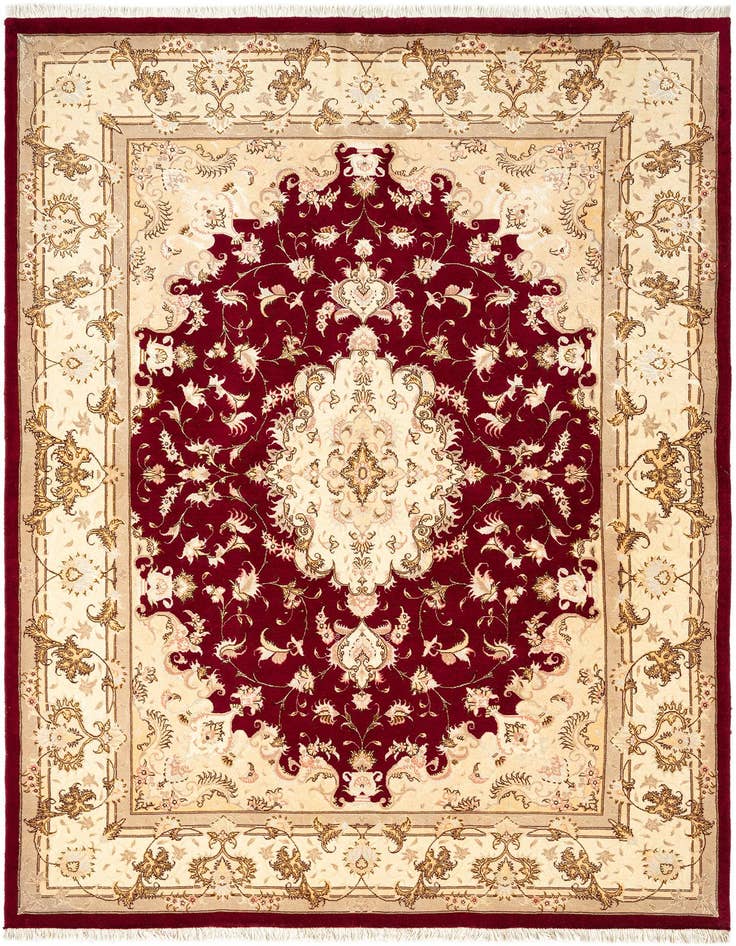 Detail image of 5' 6 x 8' Tabriz Rug