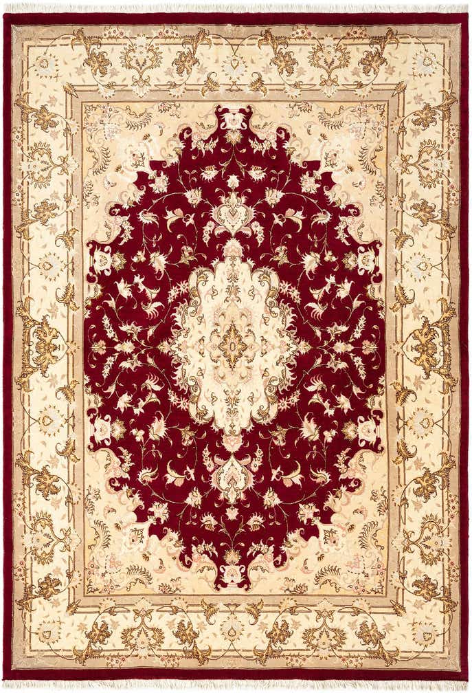 5' 6 x 8' Tabriz Rug