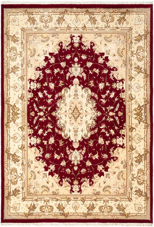 Detail image of 5' 6 x 8' Tabriz Rug