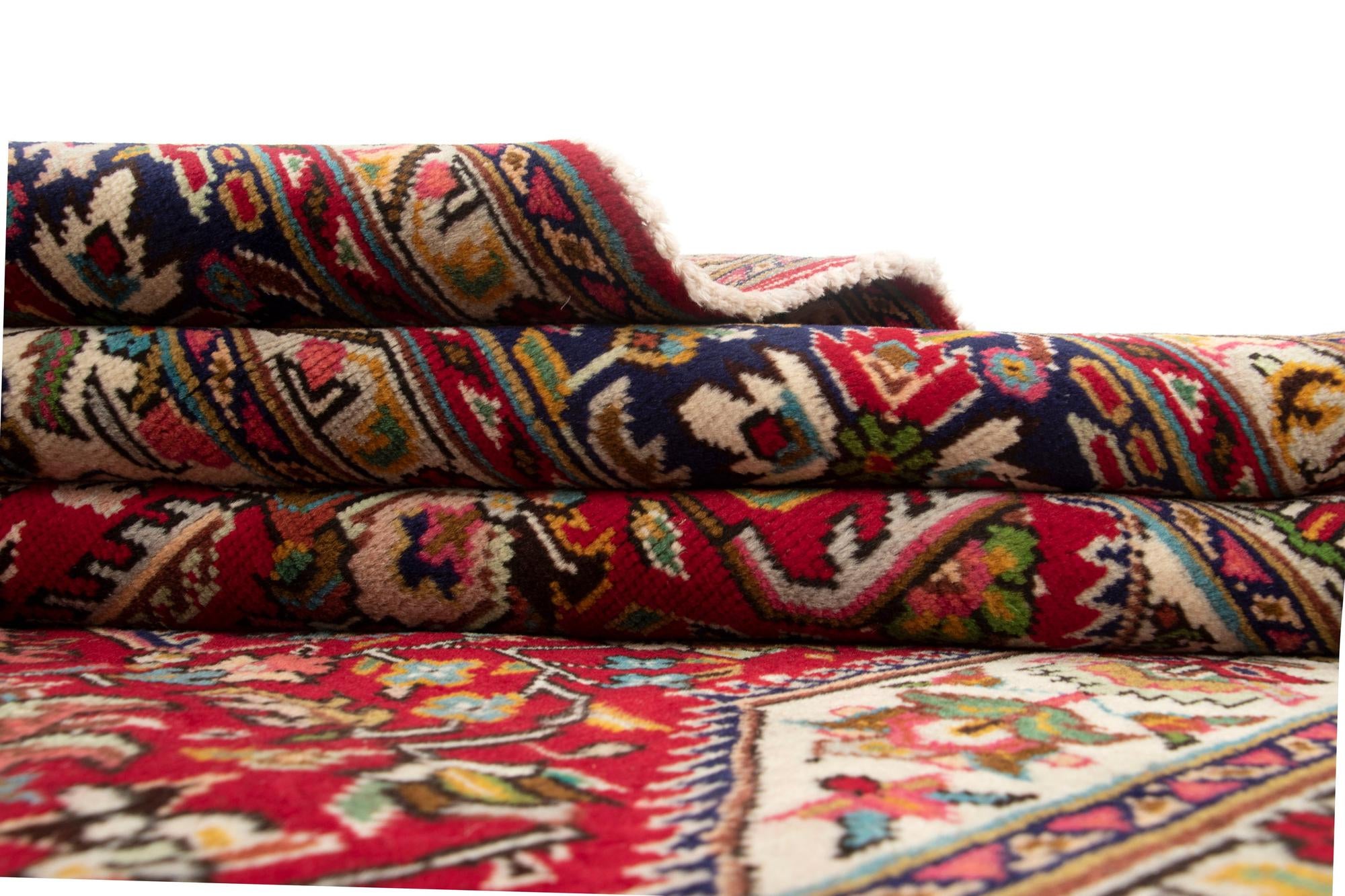 6' 6 x 9' 6 Tabriz Wool Rug