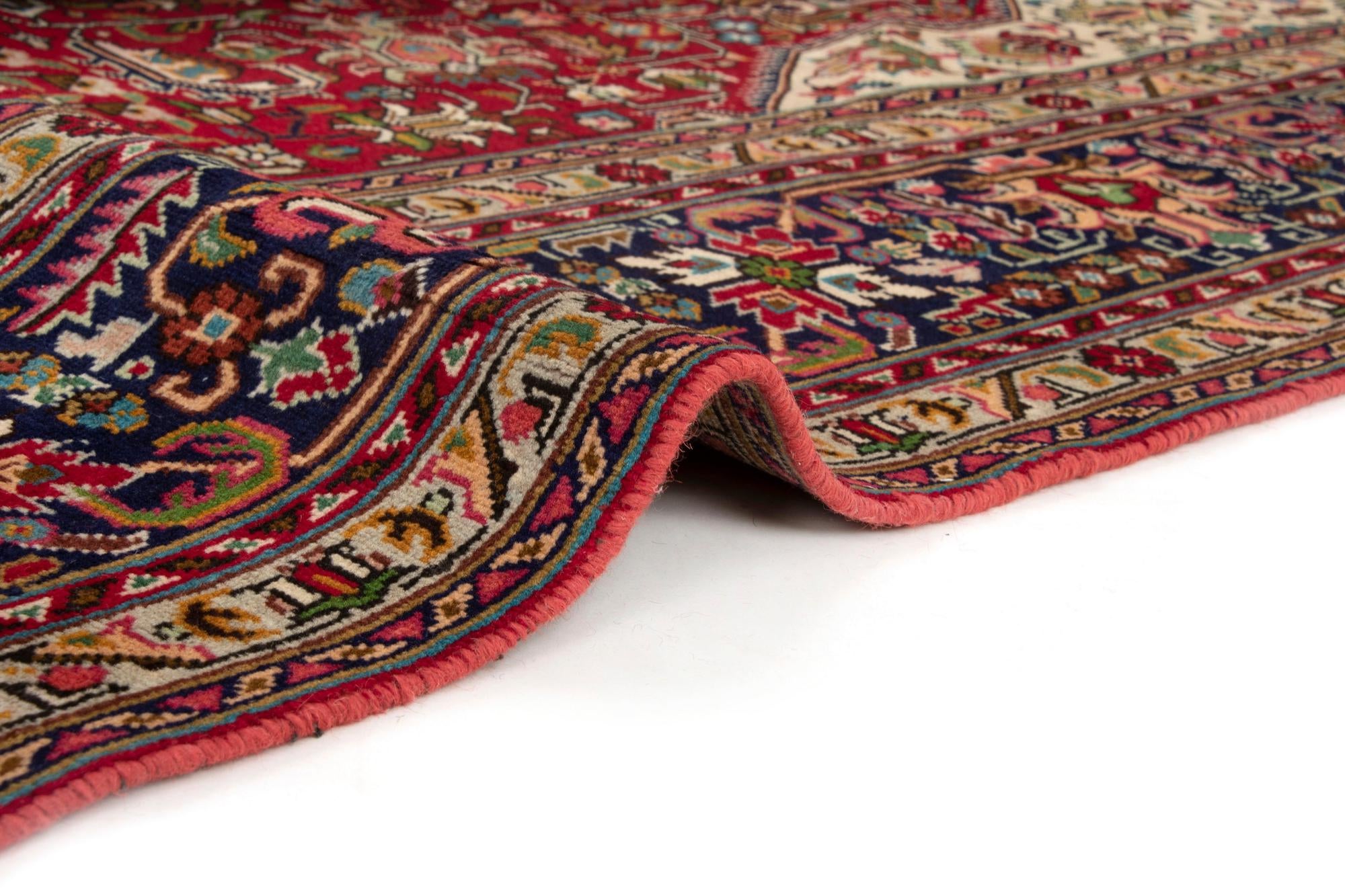 6' 6 x 9' 6 Tabriz Wool Rug