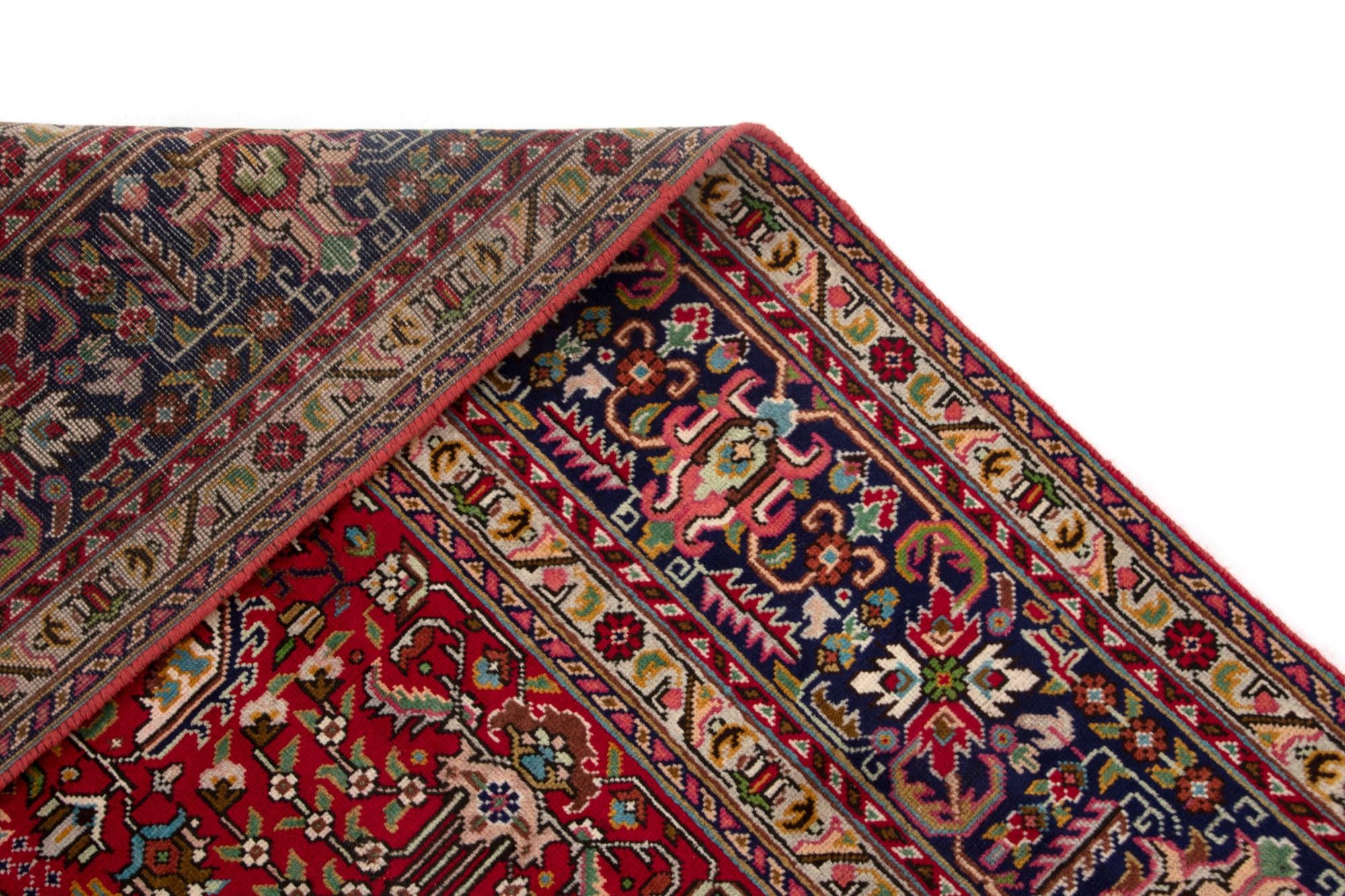 6' 6 x 9' 6 Tabriz Wool Rug