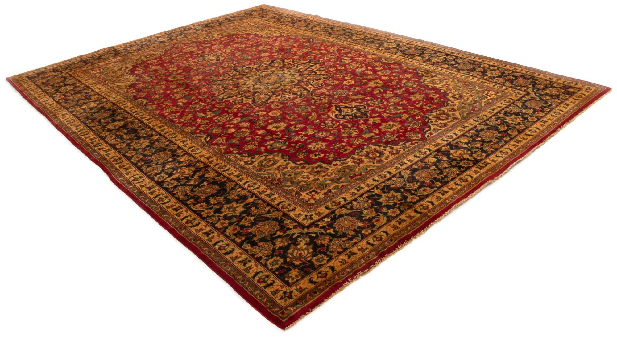 9' 11 x 13' 3 Hand Knotted Tabriz Persian Wool Rug