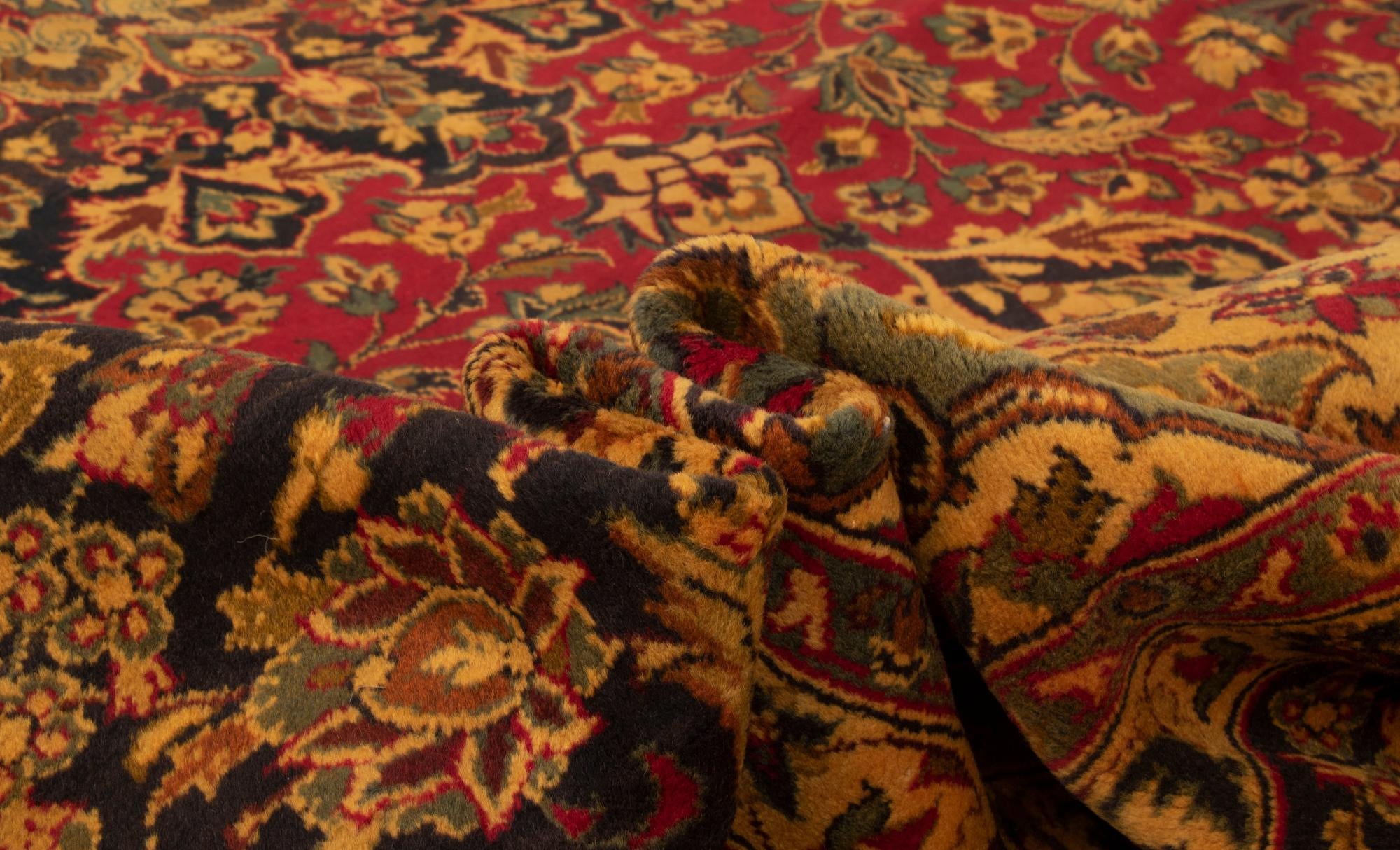9' 11 x 13' 3 Hand Knotted Tabriz Persian Wool Rug