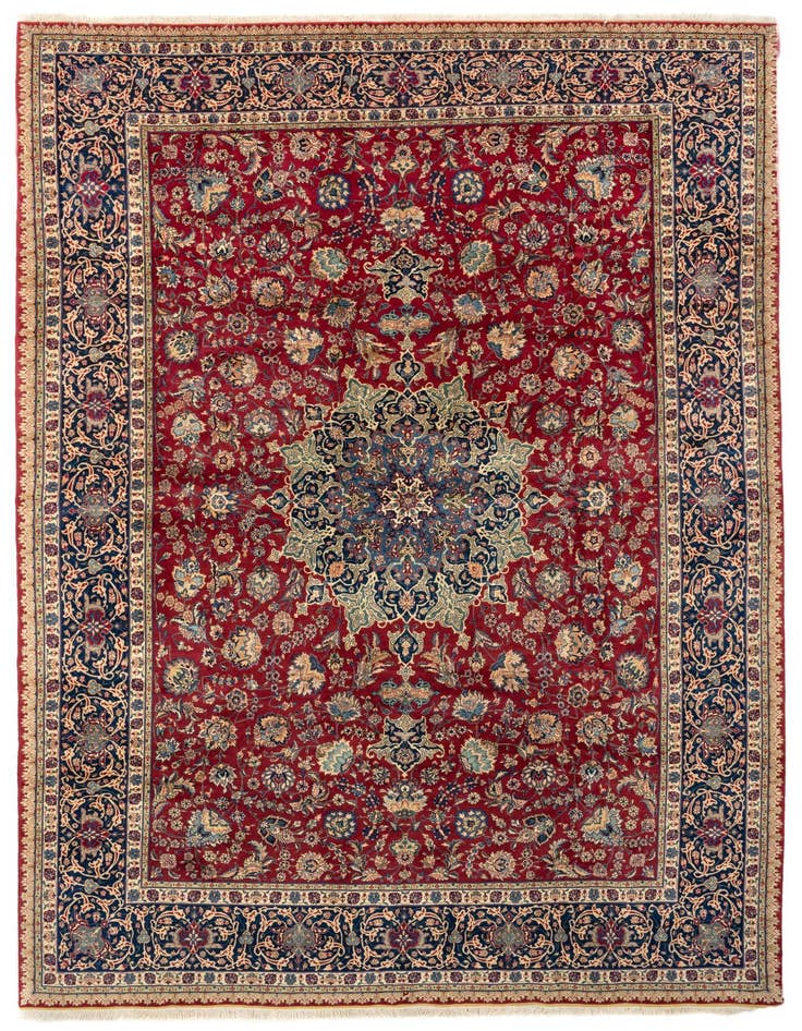 Detail image of 9' 9 x 13' 8 Tabriz Wool Rug