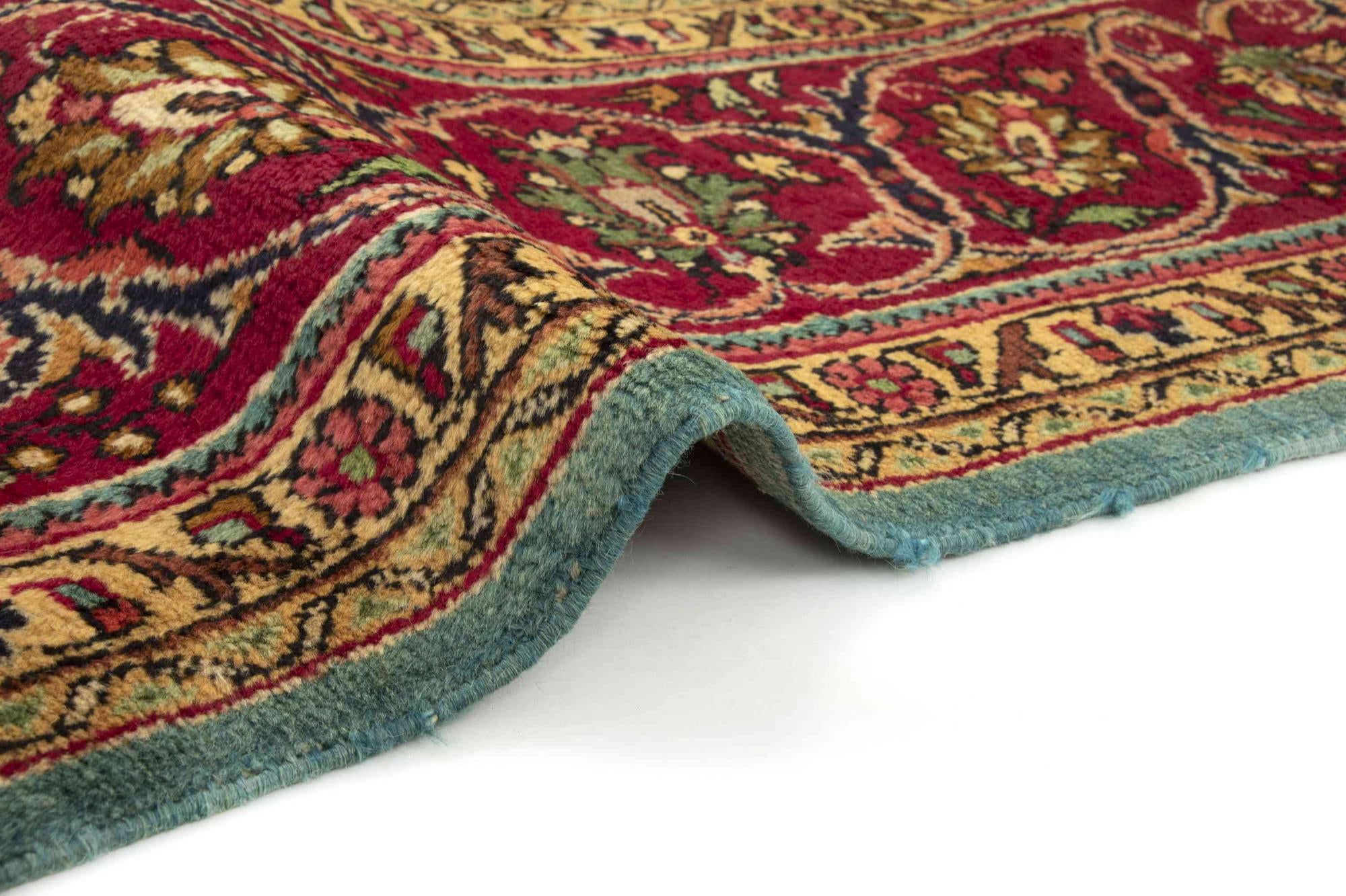 9' 7 x 12' 8 Hand Knotted Tabriz Persian Wool Rug