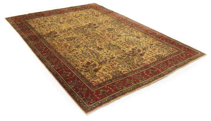 9' 8 x 12' 7 Hand Knotted Tabriz Persian Wool Rug