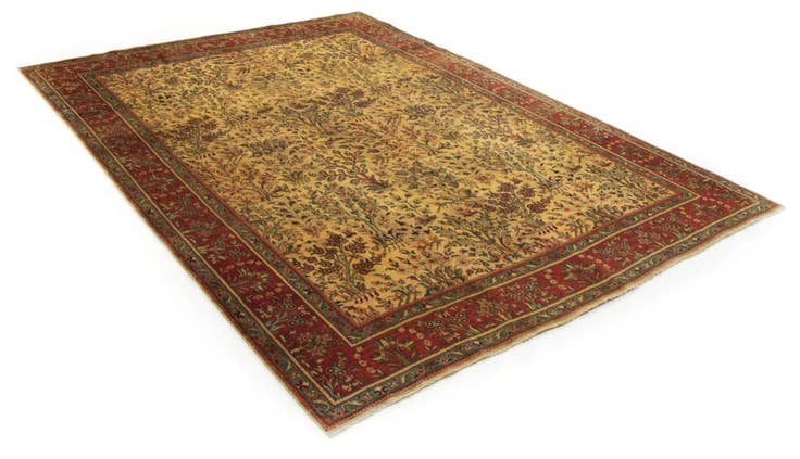 Detail image of 9' 8 x 12' 7 Hand Knotted Tabriz Persian Wool Rug