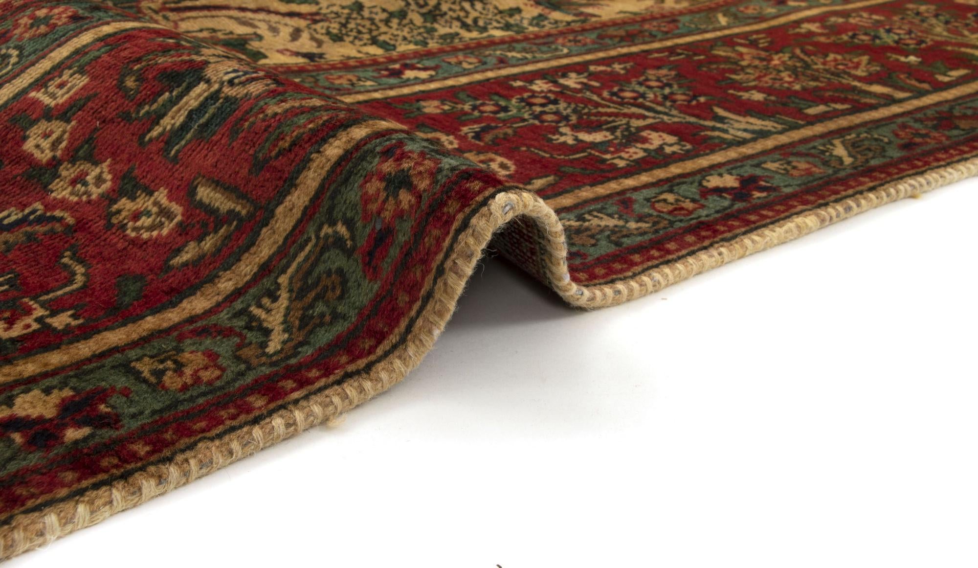 9' 8 x 12' 7 Hand Knotted Tabriz Persian Wool Rug