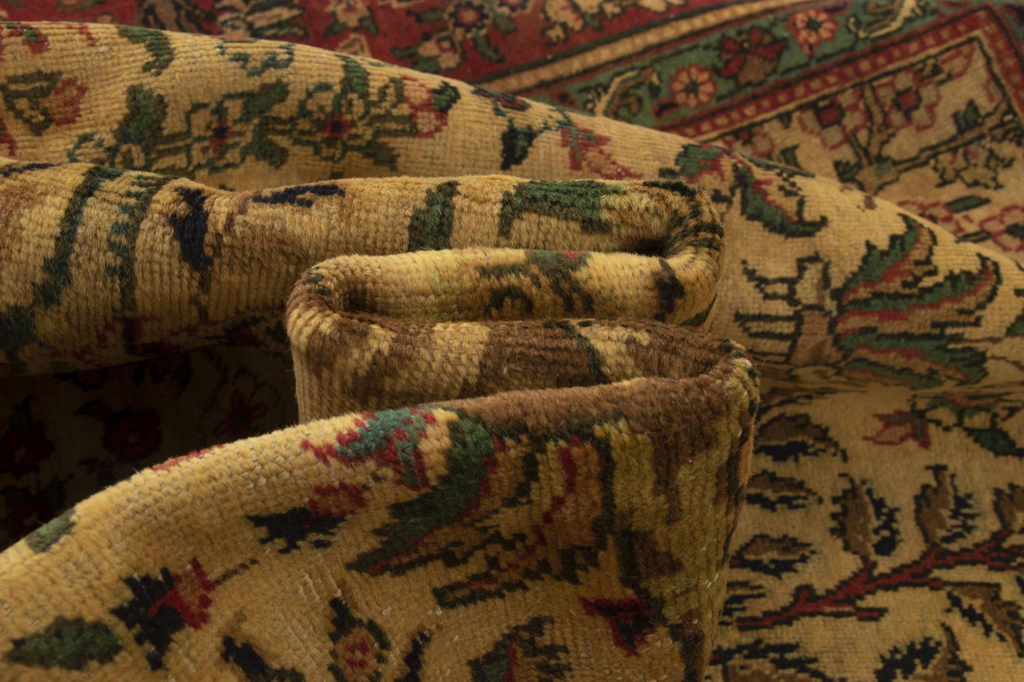 9' 8 x 12' 7 Hand Knotted Tabriz Persian Wool Rug