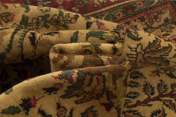 9' 8 x 12' 7 Hand Knotted Tabriz Persian Wool Rug