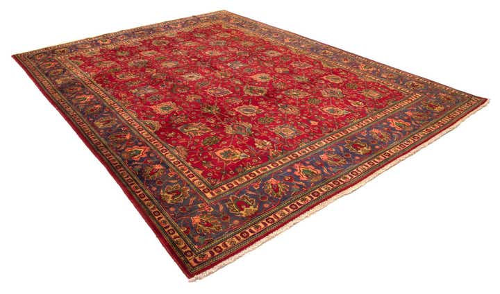 9' 10 x 12' 10 Hand Knotted Tabriz Persian Wool Rug