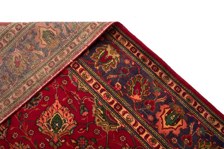 Detail image of 9' 10 x 12' 10 Hand Knotted Tabriz Persian Wool Rug