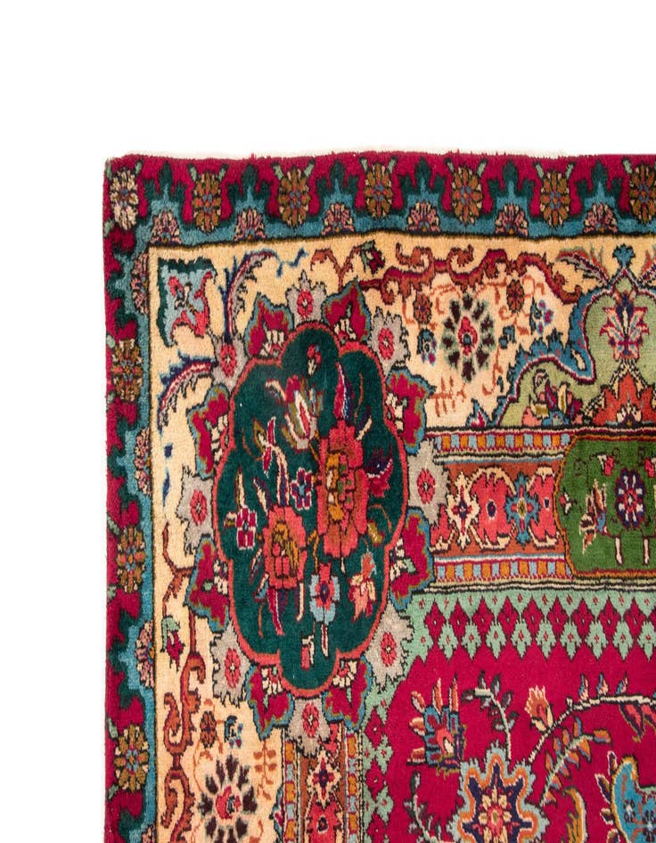 Detail image of 9' 11 x 12' 11  Hand Knotted Tabriz Persian Wool Rug